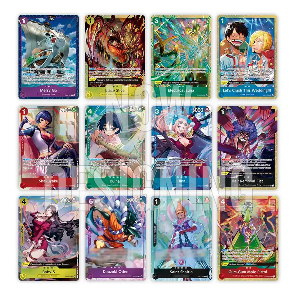 One Piece Card Game Premium Card Collection Best Selection Vol 5 Kartenliste Englisch