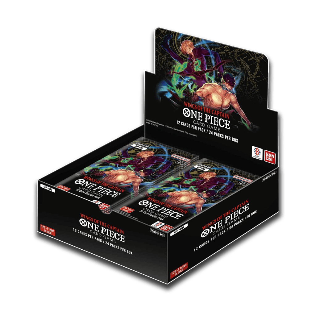 Op06 display. One piece card game wings of the Captain booster display