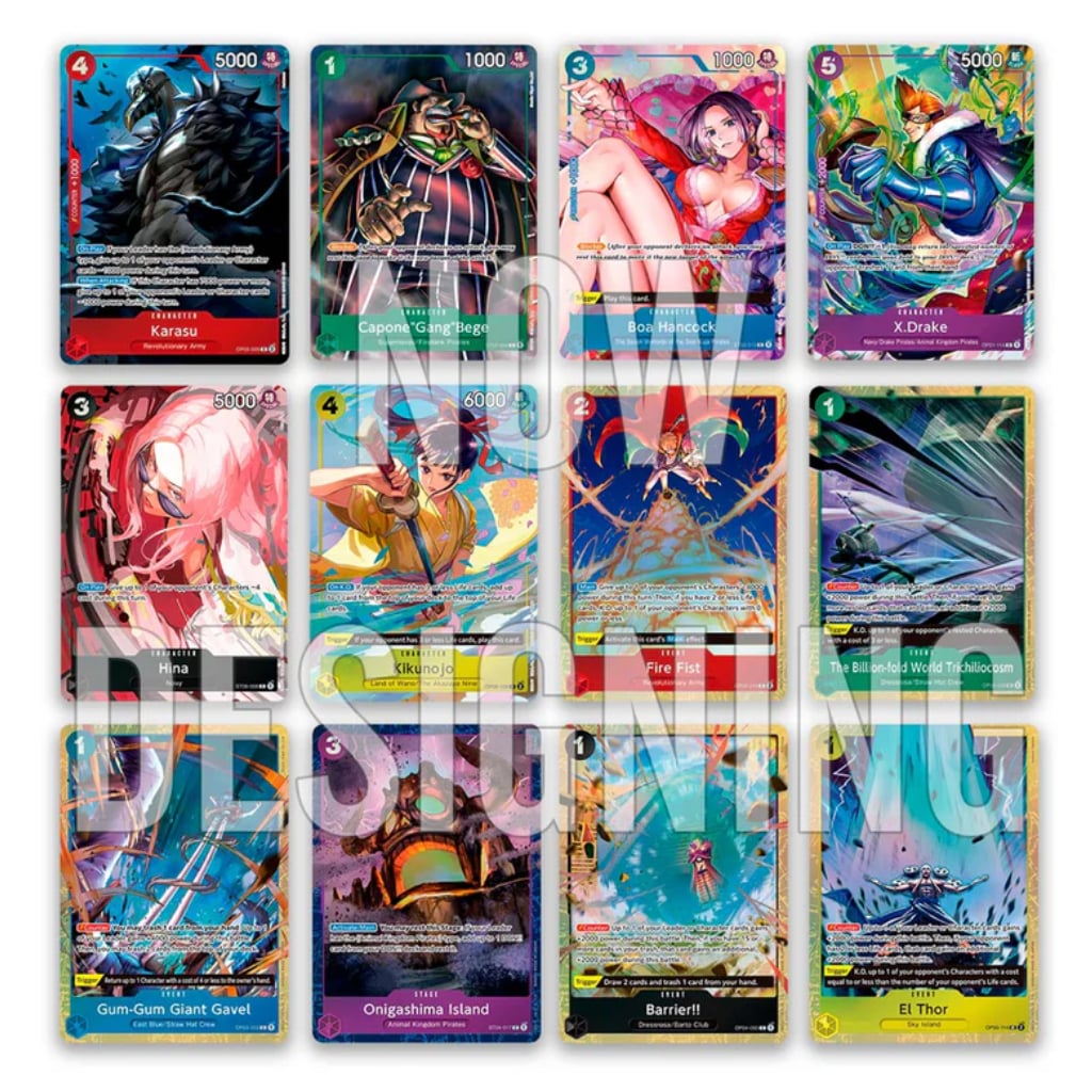 One Piece Card Game - Premium Card Collection Best Selection Vol.2 karten inhalt