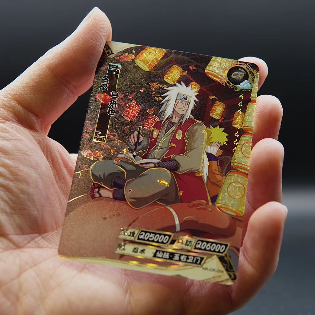 Jiraiya NR-CR-004 CR Naruto Kayou Karte chinesisch, Detailansicht Ecke Vorderseite