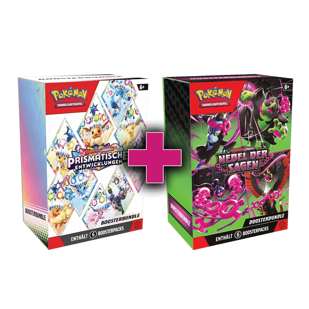 Pokemon - Prismatische Entwicklungen & Nebel der Sagen Booster Bundle Kombipaket