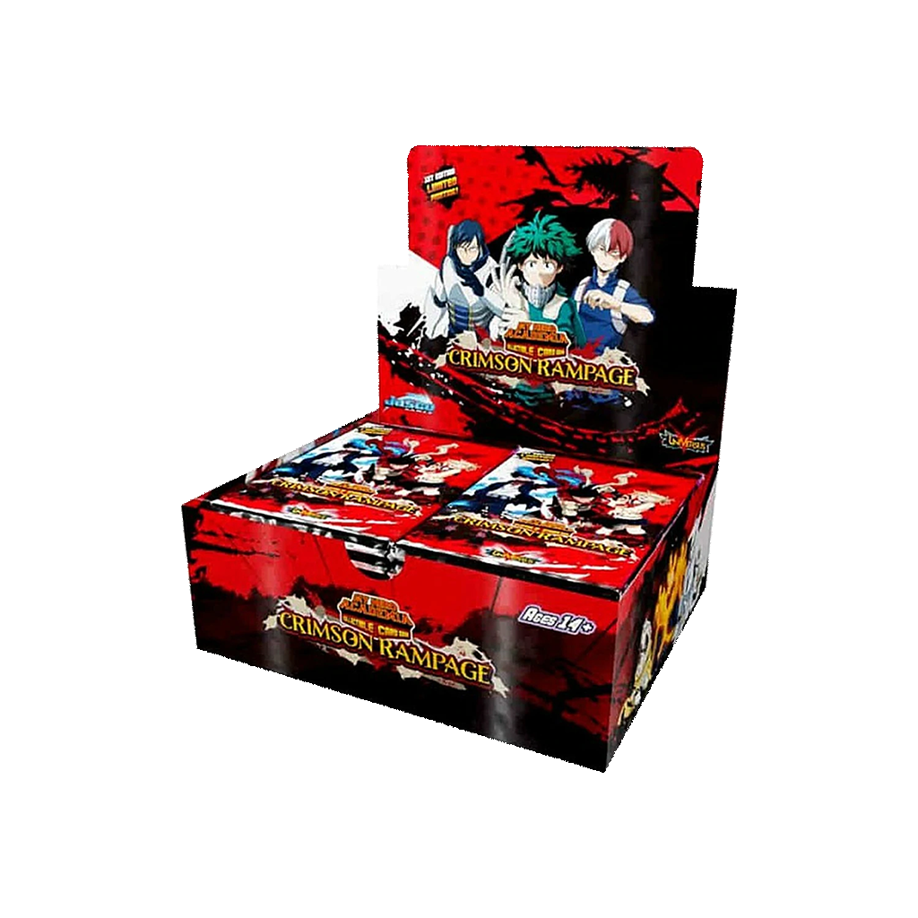 My Hero Academia Collectible Card Game Crimson Rampage Booster Display Series 02