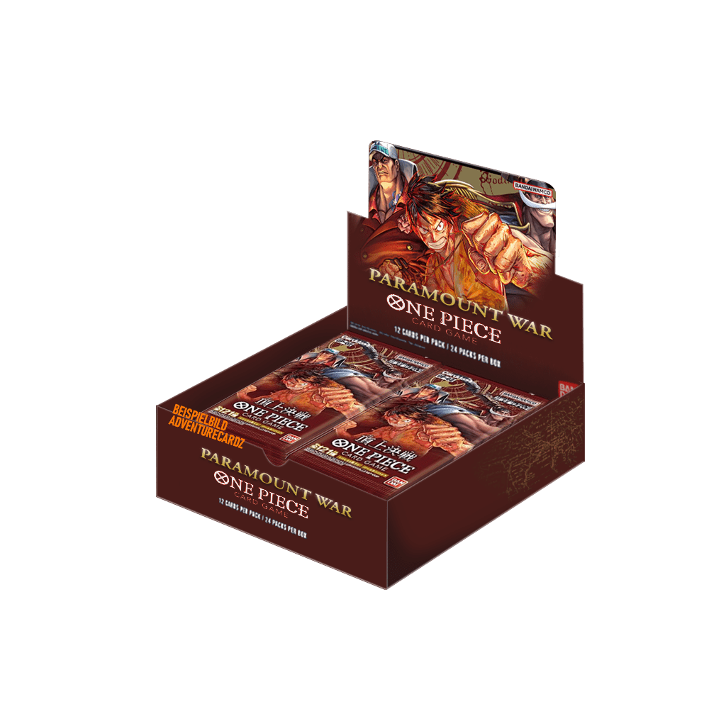 One Piece Card Game Paramount War Set 02 display englisch