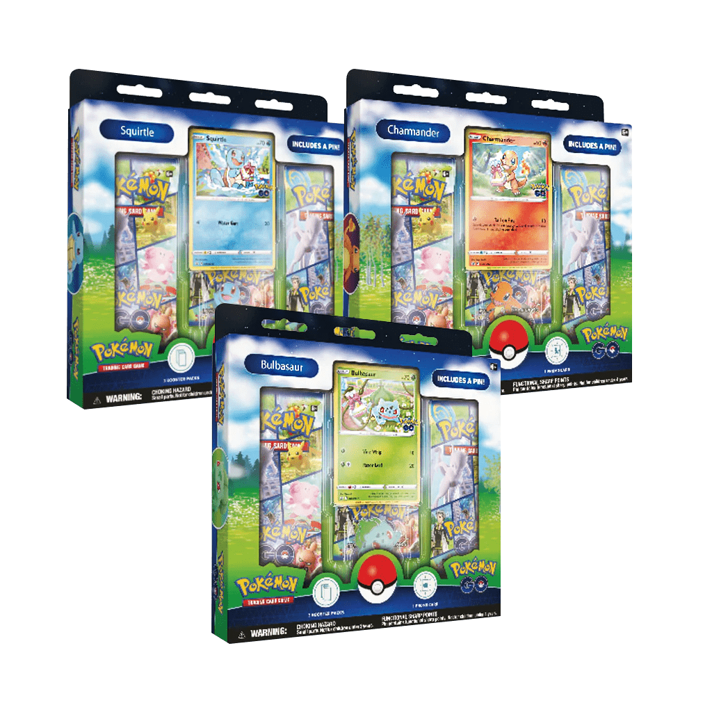 Pokemon Go Pin Box alle 3 Varianten englisch