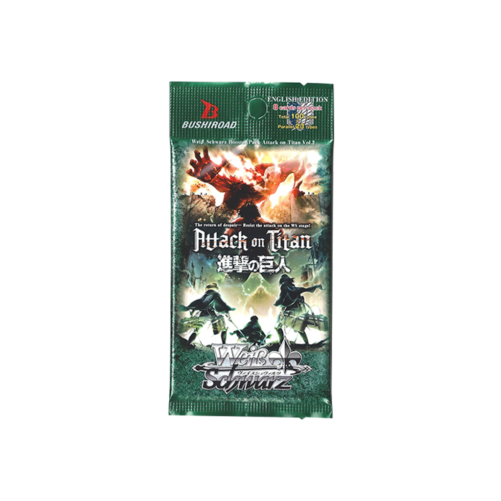 Weiß schwarz Attack on Titan Volume 2 Booster