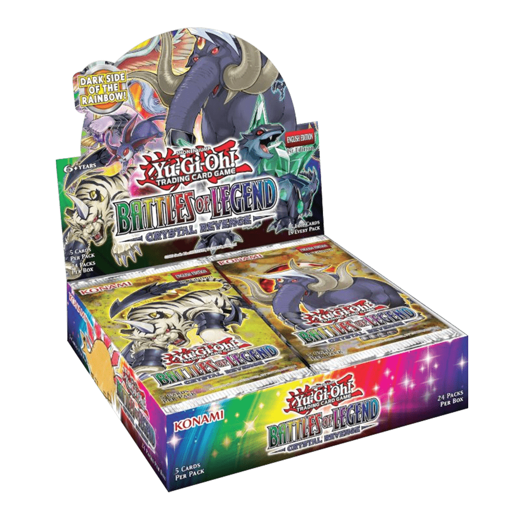 Yugioh Battle of Legends Crystal Revenge Display englisch