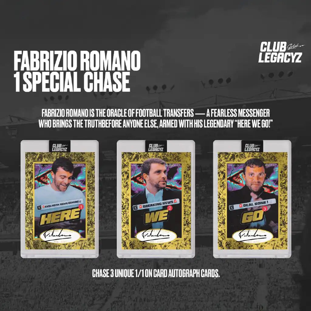 Club Legacyz - Icons 2nd Edition Football Cards Display