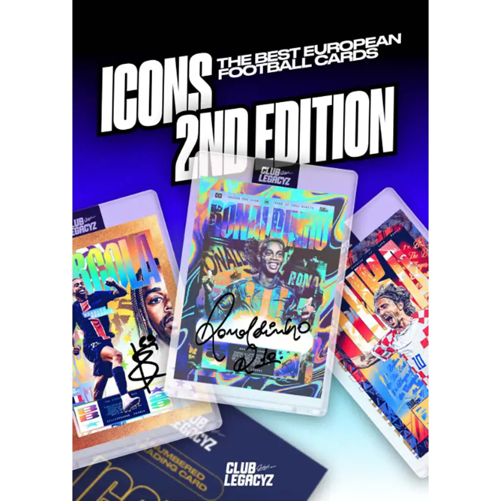 Club Legacyz - Icons 2nd Edition Football Cards Display