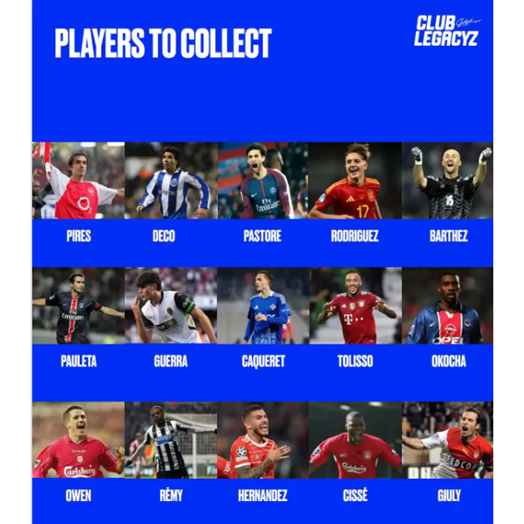 Club Legacyz - Icons 2nd Edition Football Cards Display