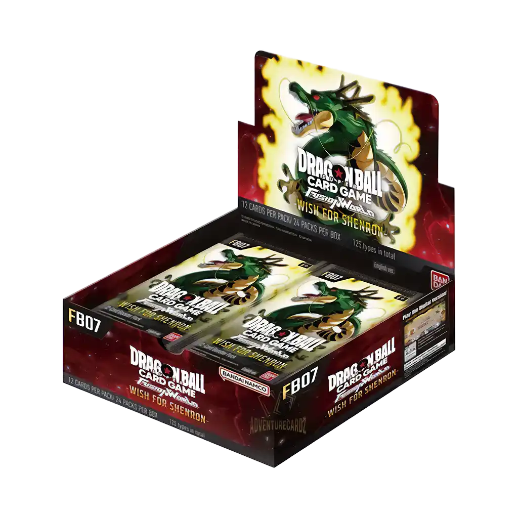 Dragon Ball Super Card Game – Fusion World: Wish for Shenron Booster Display [EN] – 24 Packs mit Visual Alt-Art & Digital-Code