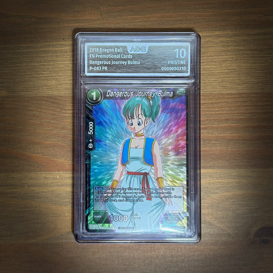 Dragon Ball Super Card Game - Dangerous Journey Bulma Promo P-083 PR AOG Pristine 10 