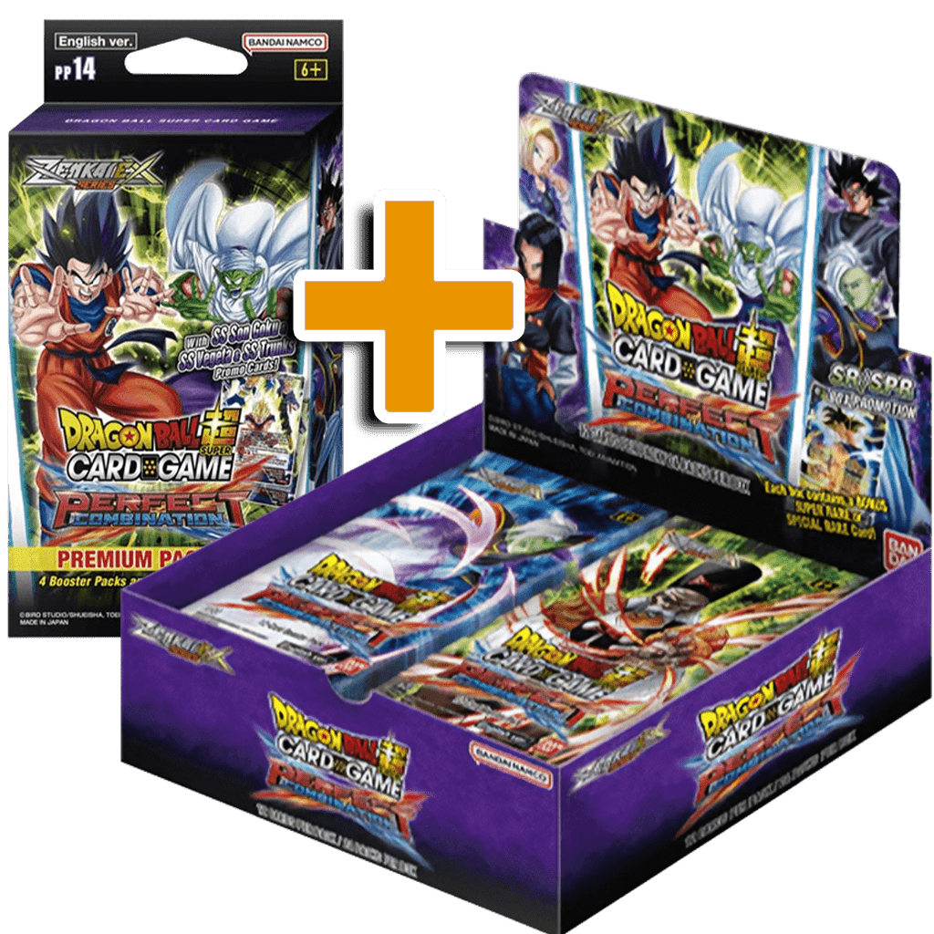 Dragon Ball Super Card Game - Perfect Combination Zenkai Series 06  BT23 Display + Premium Pack Bundle PP14 [EN]