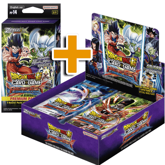 Dragon Ball Super Card Game - Perfect Combination Zenkai Series 06  BT23 Display + Premium Pack Bundle PP14 [EN]