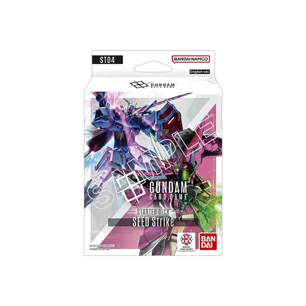 Gundam TCG Starter-Deck ST04 SEED Strike – Einzelpackung mit Kira Yamato & Strike Gundam