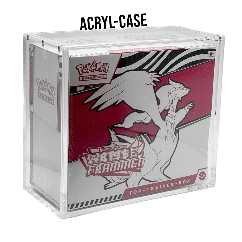 Klares magnetisches Acryl Case für Pokémon Top Trainer Box (TTB / ETB) – stabile Schutzbox für sealed Sammlungen