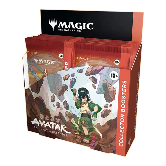 Avatar: The Last Airbender MTG Universes Beyond – Collector Boosterpack Displayfront englische Ausgabe