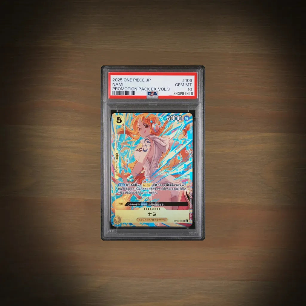 One Piece - Nami OP08-106 SR Promotion Pack EX Vol.3 Promo PSA 10 [JP]