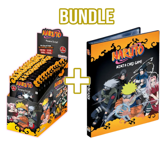 Naruto Mythos TCG - First Set Booster Display + Binder Bundle [EN]