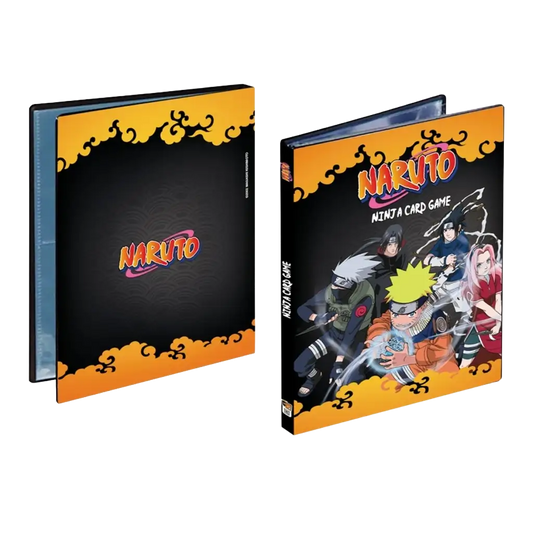 Naruto Mythos TCG First Set Binder Front und back mit Naruto Team 7