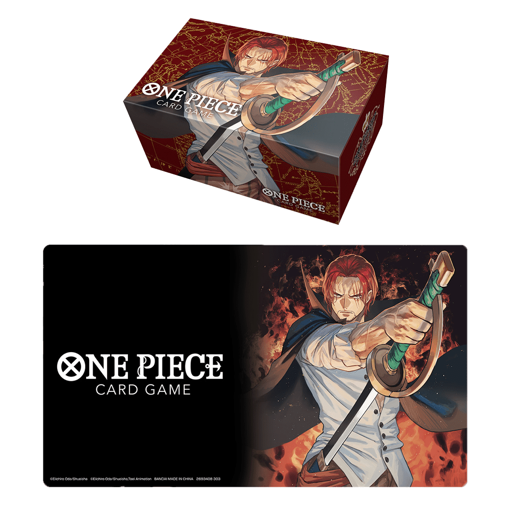 One Piece Card Game - Playmat and Storage Box Set -Shanks-