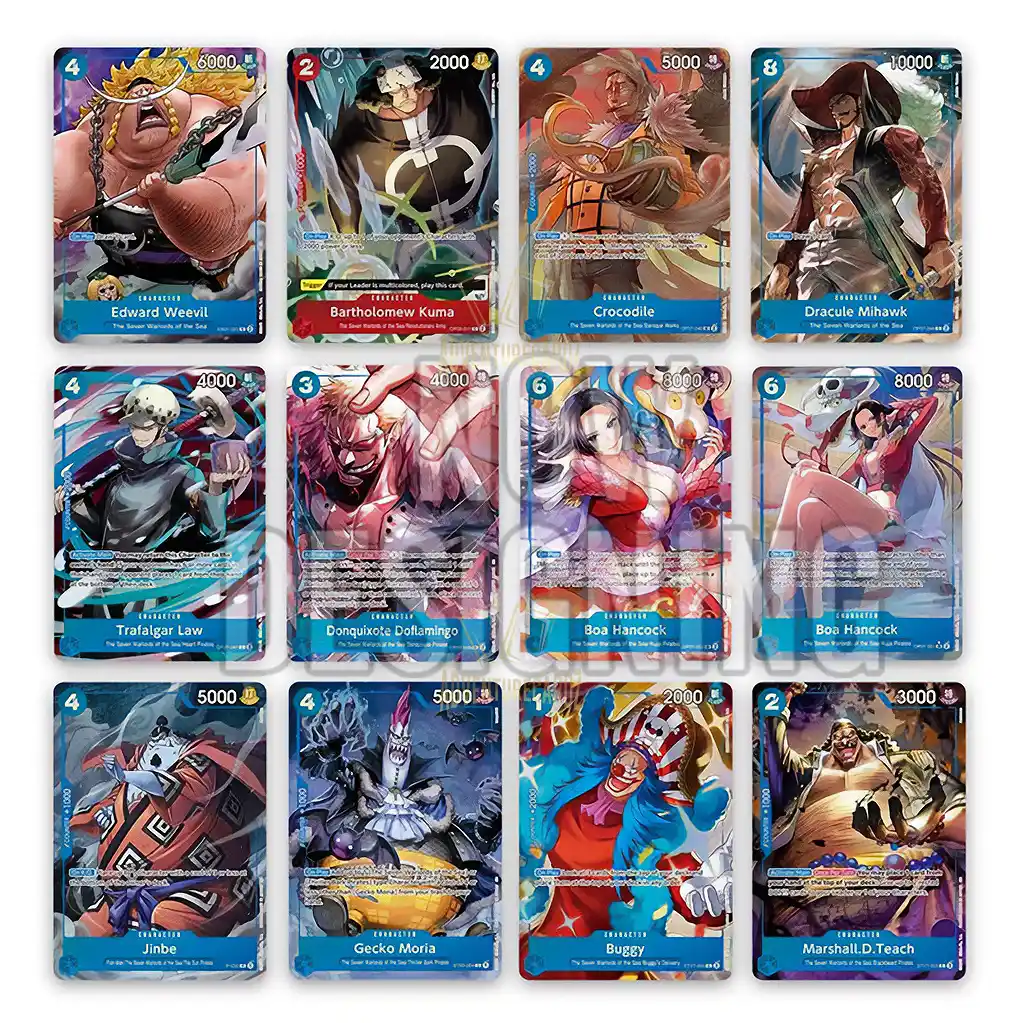 One Piece Card Game – Seven Warlords of the Sea Binder Set [EN] mit exklusiven Karten und 9-Pocket Binder, offizielles Bandai Produkt