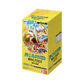 One Piece Card Game OP15 Adventure on the Island of the Gods Booster Display Japanisch – gelbe Displaybox mit Luffy im Sky-Island-Design, offizielles Bandai Produkt.
