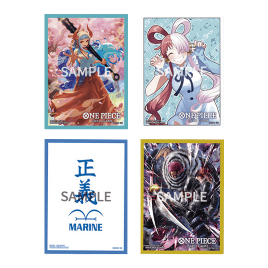 One Piece Card Game - Official Sleeve 3 Assorted 4 Kinds Sleeves yamato navy marine katakuri uta kartenhüllen