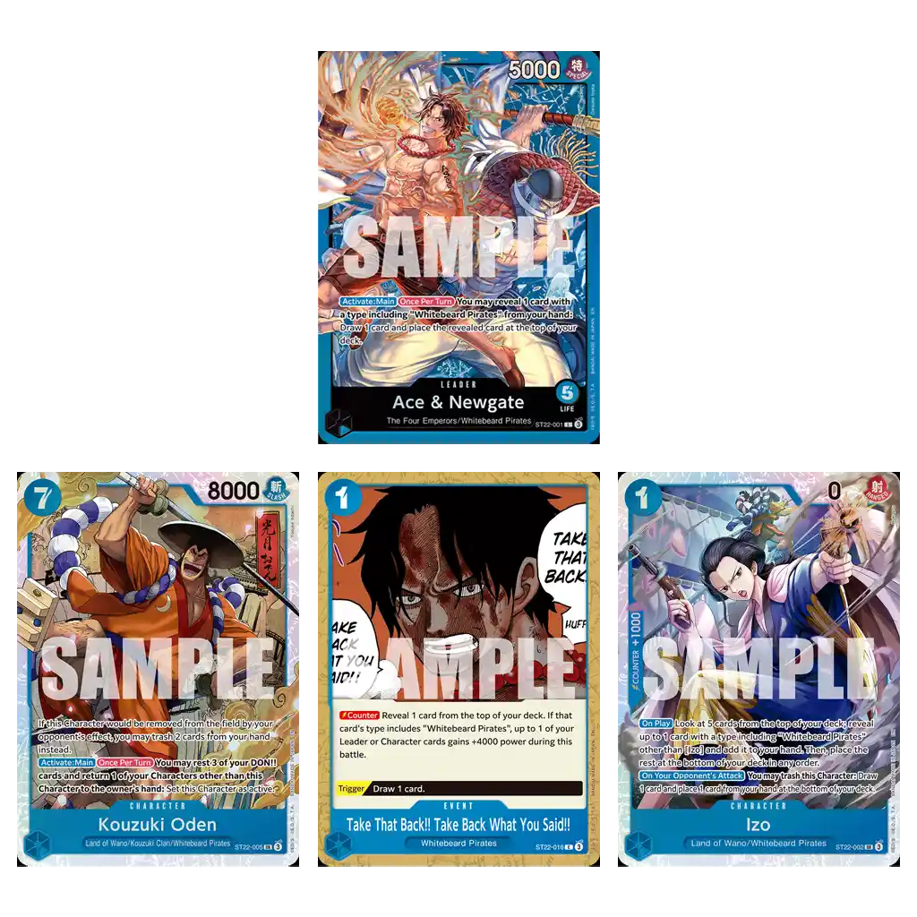 One Piece Card Game - Starter Deck Ace & Newgate ST22 [EN]