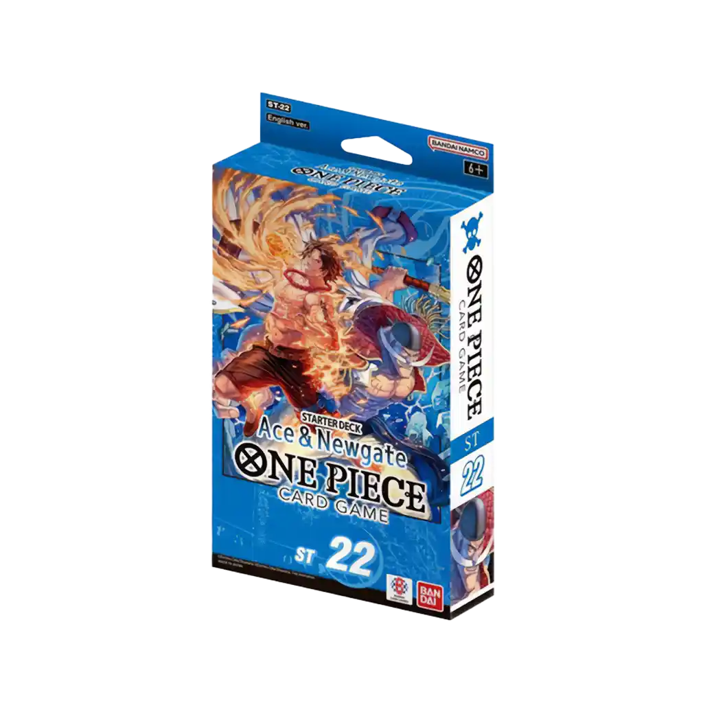 Starter Deck “Ace & Newgate” [ST-22] – One Piece Card Game (englisch), offizielles Produktbild mit Ace und Newgate Artwork