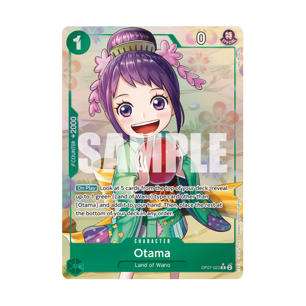 One Piece card Game - OP07-022 Otama AA Rare [EN]