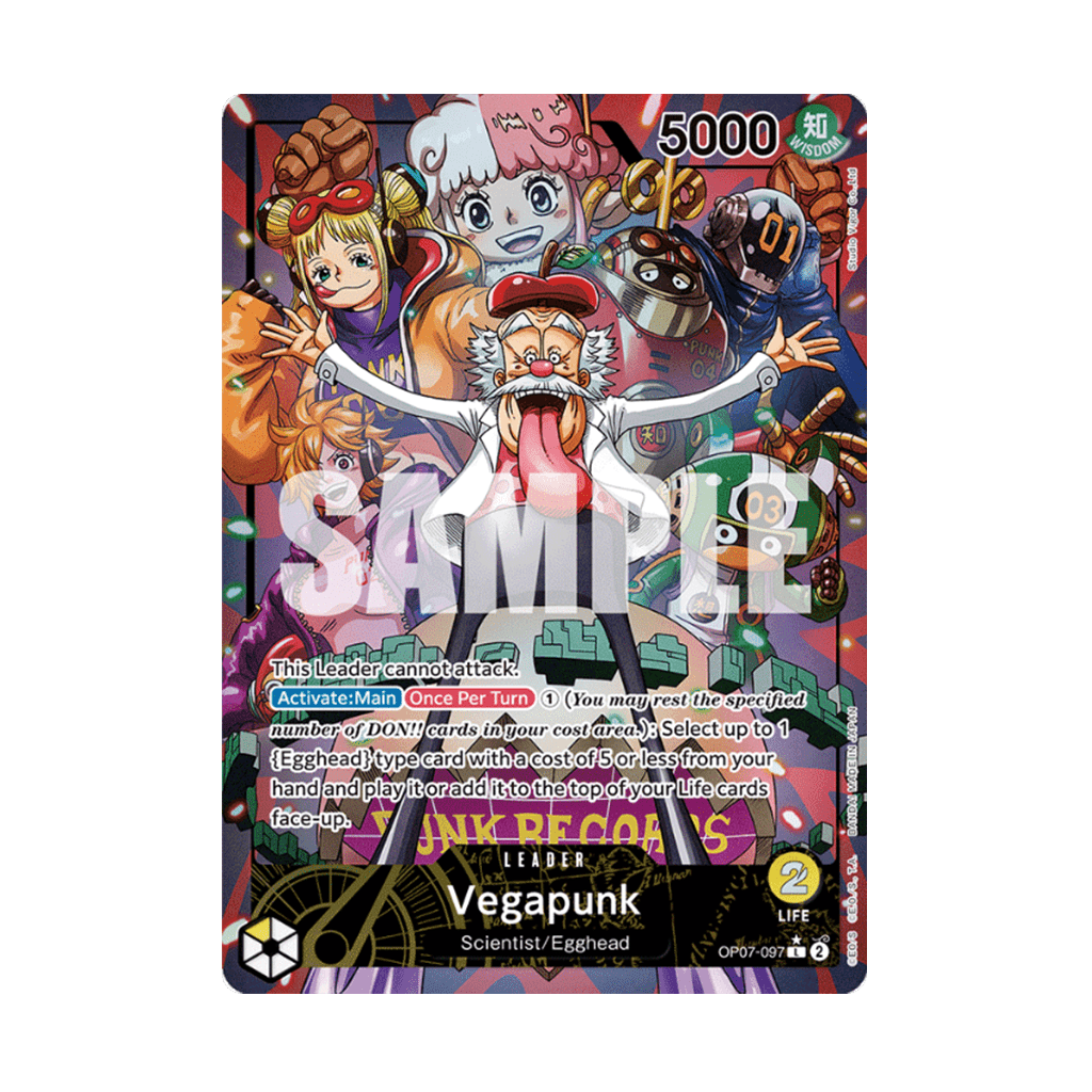 One Piece Card Game - OP07-097 AA Leader Vegapunk [EN]