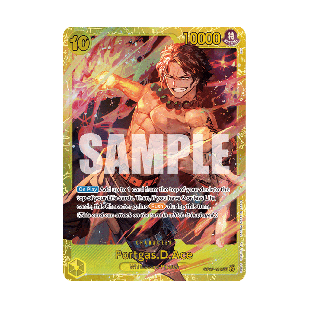 One Piece Card Game - OP07-119 Ace Secret Rare [EN]