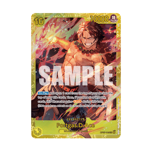 One Piece Card Game - OP07-119 Ace Secret Rare [EN]