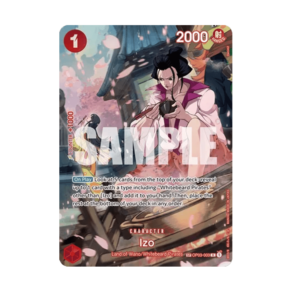 One Piece Card Game - OP07 Izo SP OP03-003 Rare [EN]