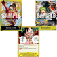One Piece Card Game Starter Deck ST-29 Egghead – Beispielkarten mit Monkey D. Luffy Leader, Roronoa Zoro Charakter und Eventkarte aus dem Egghead Arc (englische Version).