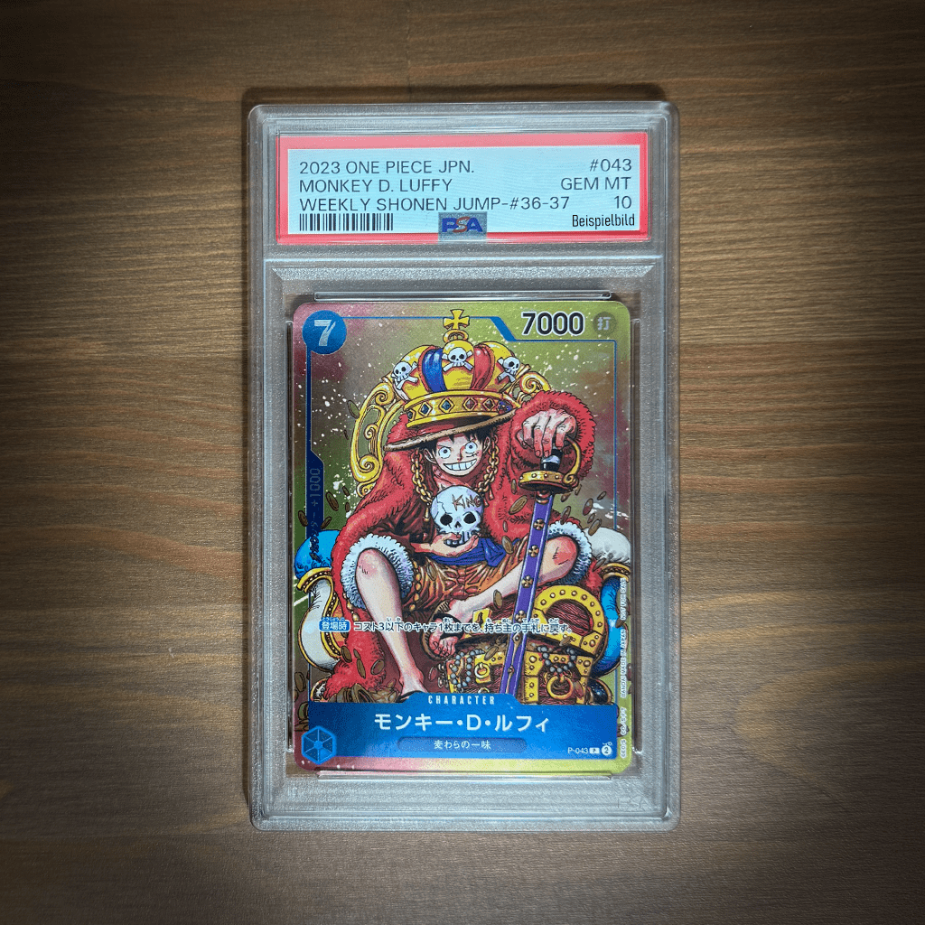 One Piece Monkey D.Luffy Weekly Shonen Jump-#36-37 King Luffy PSA 10