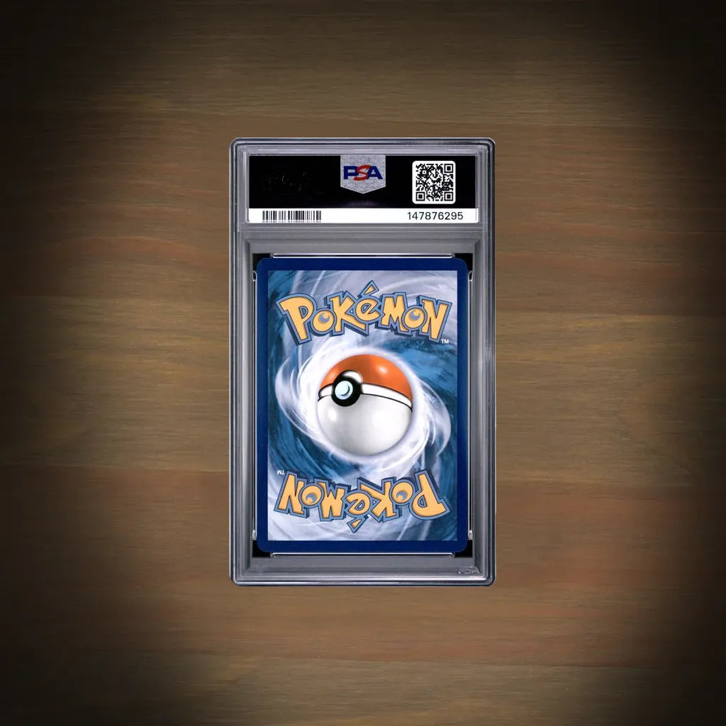 Pokemon Nachtara ex SVP 176 Prismatische Entwicklungen PSA 9 Deutsch Rückseite