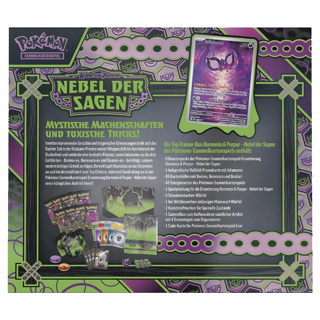 Pokemon - Karmesin & Purpur 06.5 Nebel der Sagen Top-Trainer Box TTP [DE]