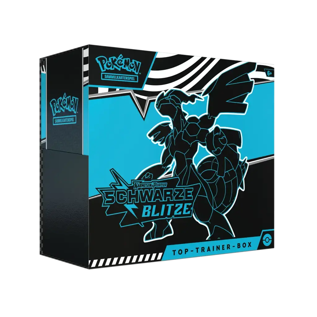 Pokémon Top Trainer Box SV10.5 –Weiße Flammen – Premium Zubehör‑Box mit 9 Boostern und Promo‑Karte