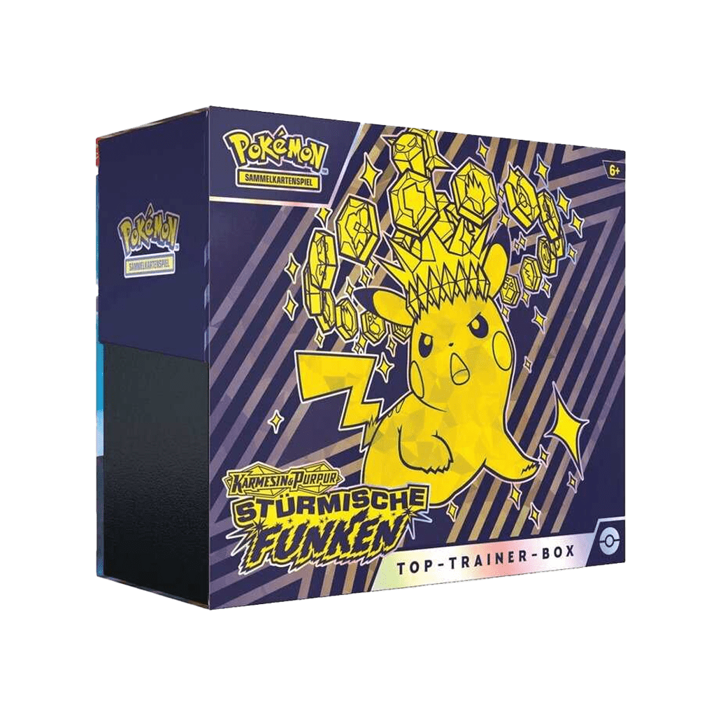Pokemon - Karmesin & Purpur Stürmische Funken TTP Top Trainer Box [DE]