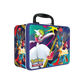 Pokémon Sammelkoffer Herbst 2025 Deutsch – Metallkoffer mit 6 Boosterpacks, holografischen Promokarten, Sticker, Mini-Album und Pokémon-Münze