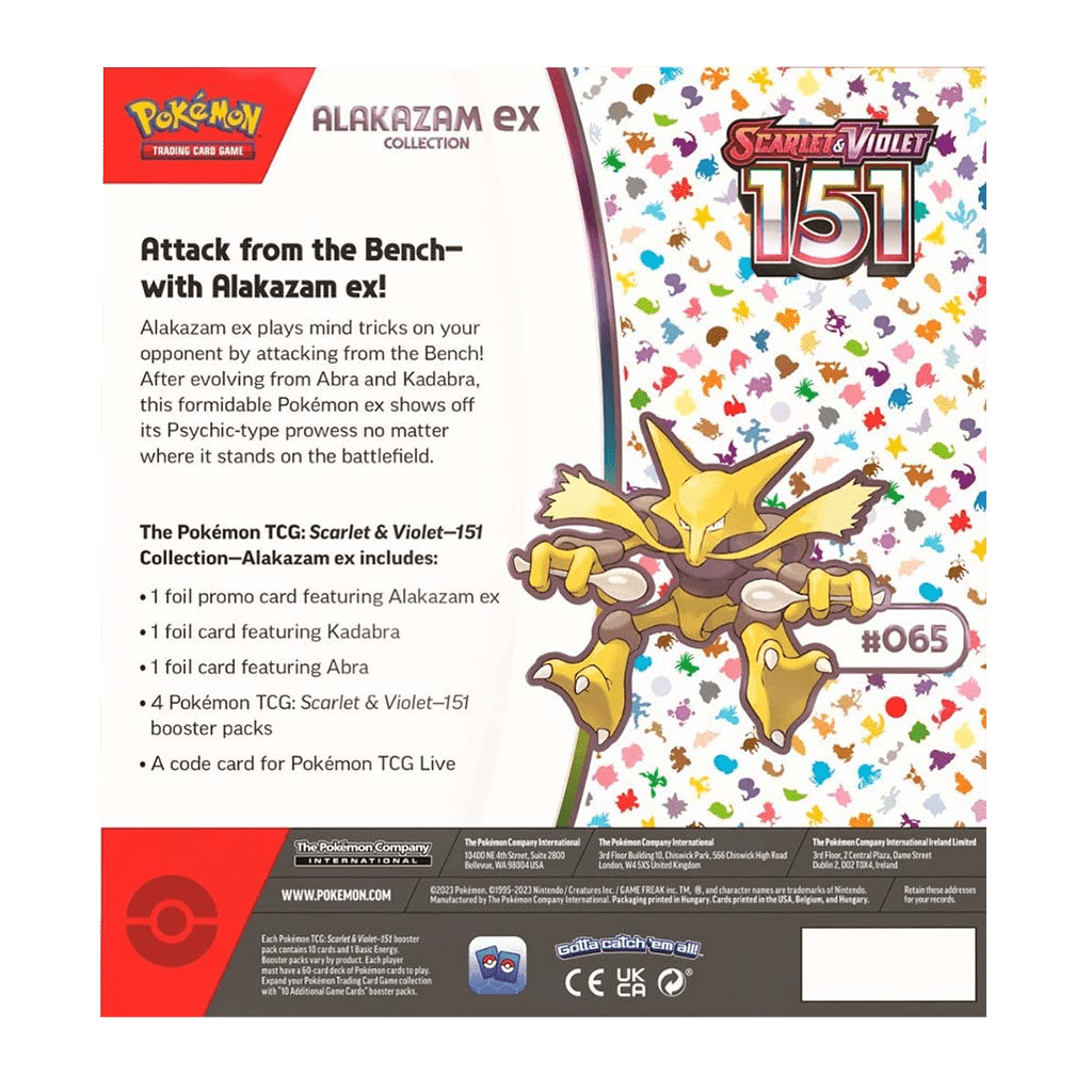 Pokemon - Scarlet & Violet 151 Alakazam EX Box Collection [EN]
