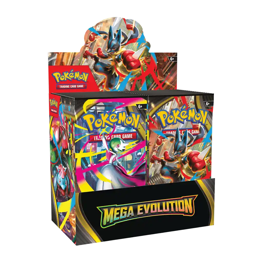Pokémon TCG Mega Evolution (ME01) Booster Box mit 36 englischen Packs – Sammelkarten Display für Sammler und Spieler