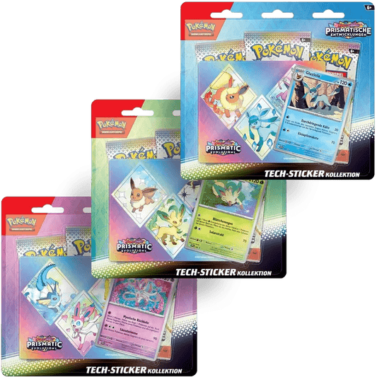 Pokemon - Karmesin & Purpur Prismatische Entwicklungen Tech-Sticker Kollektion [DE]