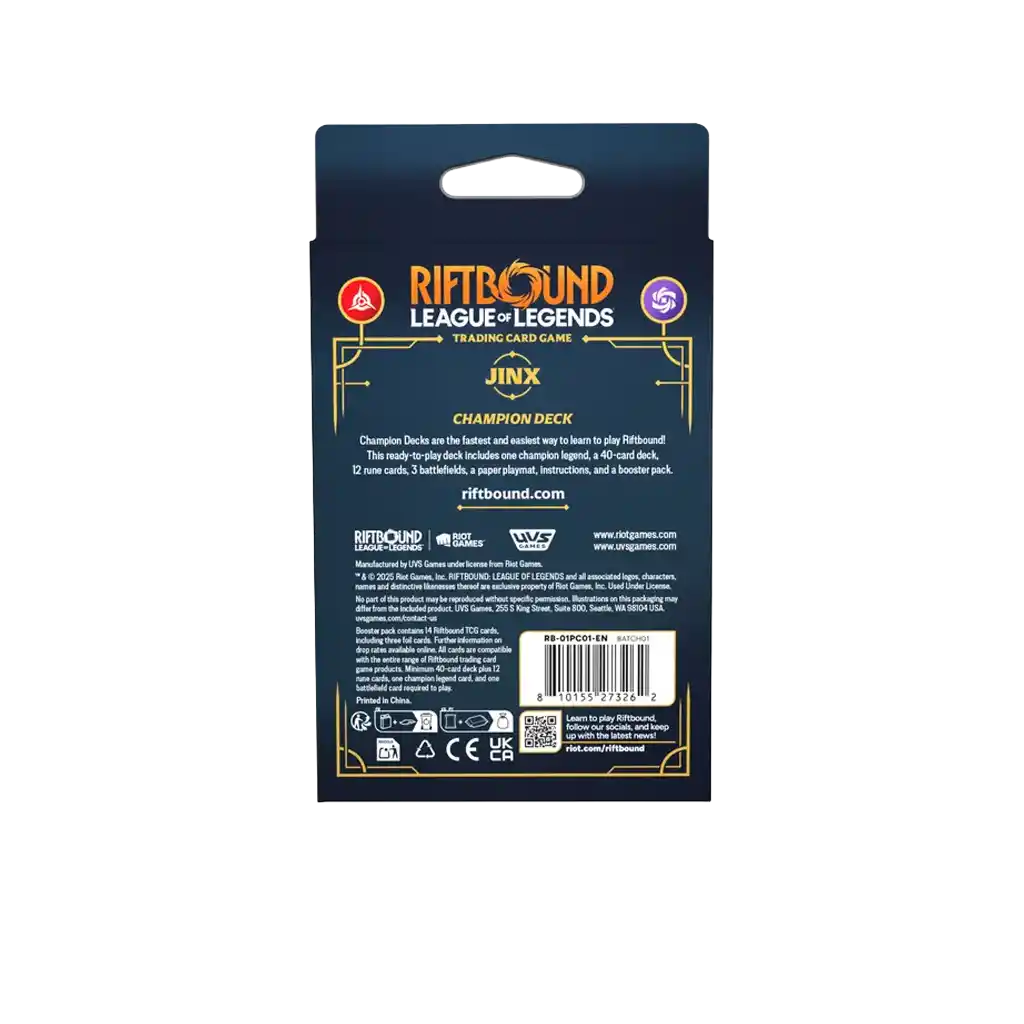 Riftbound - Jinx Champion Deck [EN]