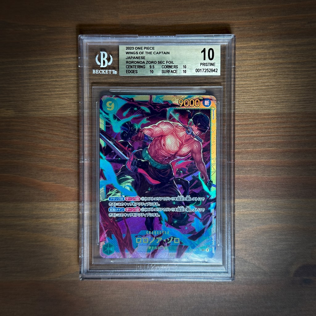 One Piece Card Game - Roronoa Zoro SEC OP06-118 BGS 10 [JP]