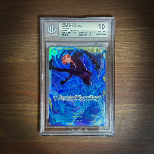 One Piece Card Game - Sanji SEC OP06-119 BGS 10 [JP]