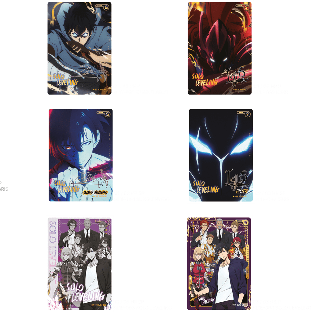 Solo Leveling Collectible Cards SL1E Booster Display [KOR]