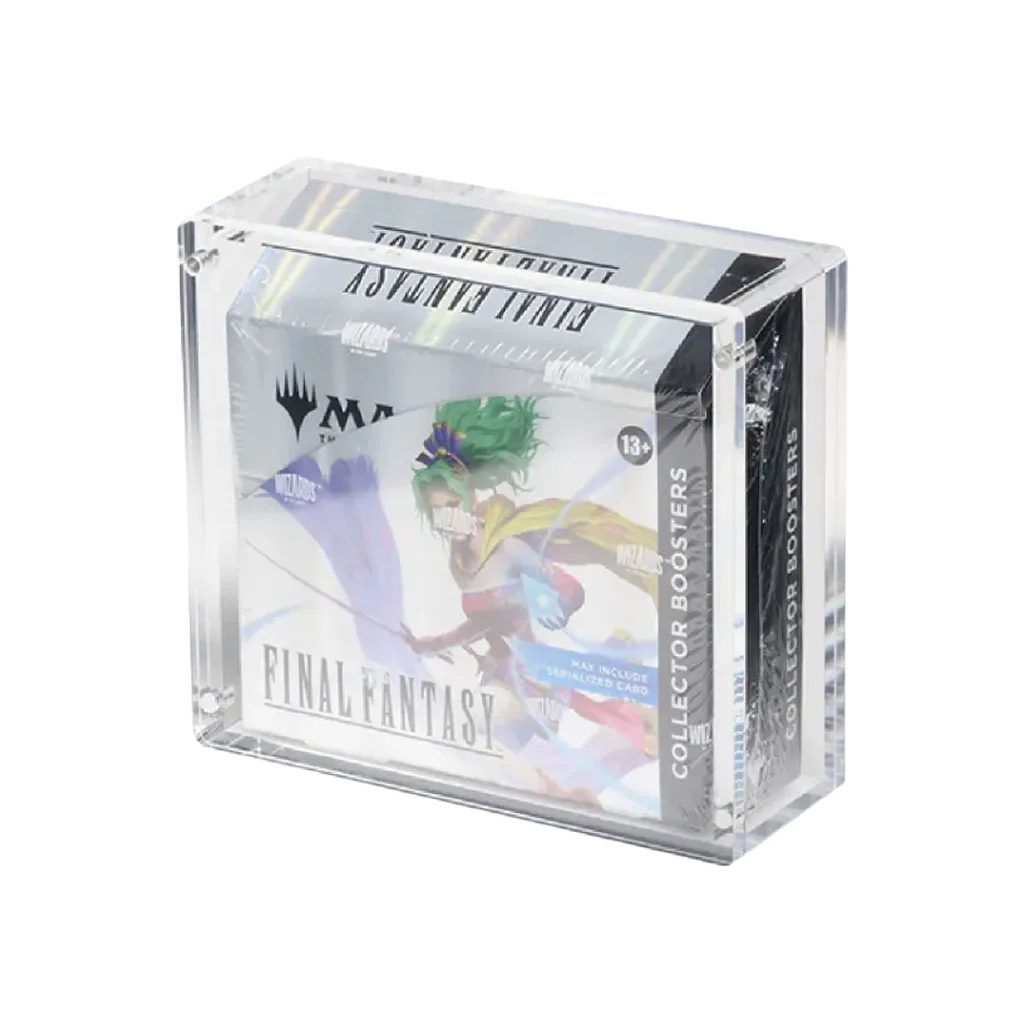 The Acrylic Box Magic The Gathering Collector Booster Box Acryl Case mit Final Fantasy Collector Display