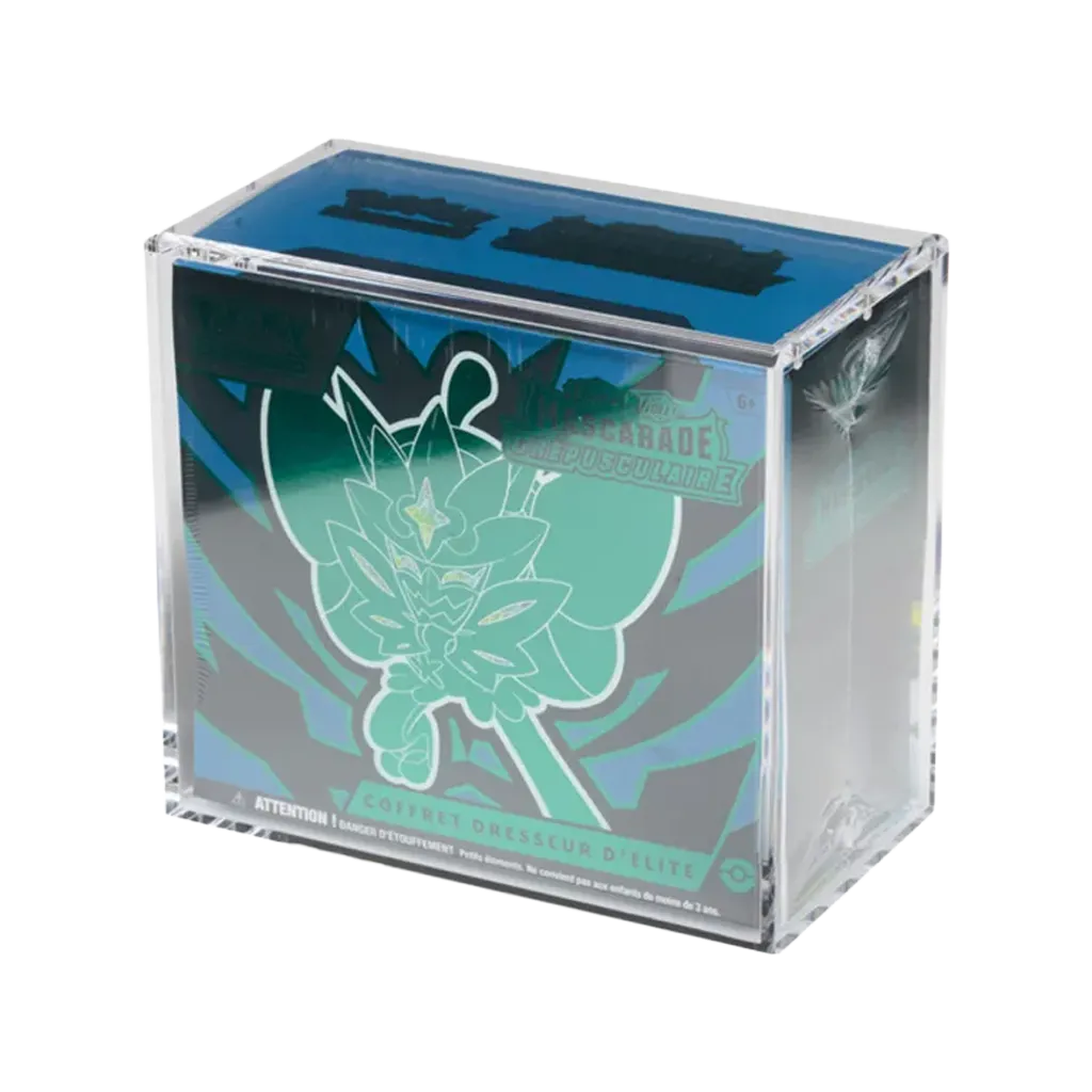 The Acrylic Box Pokemon Elite Trainer Box Premium Acryl Case mit geschlossener Pokemon ETB
